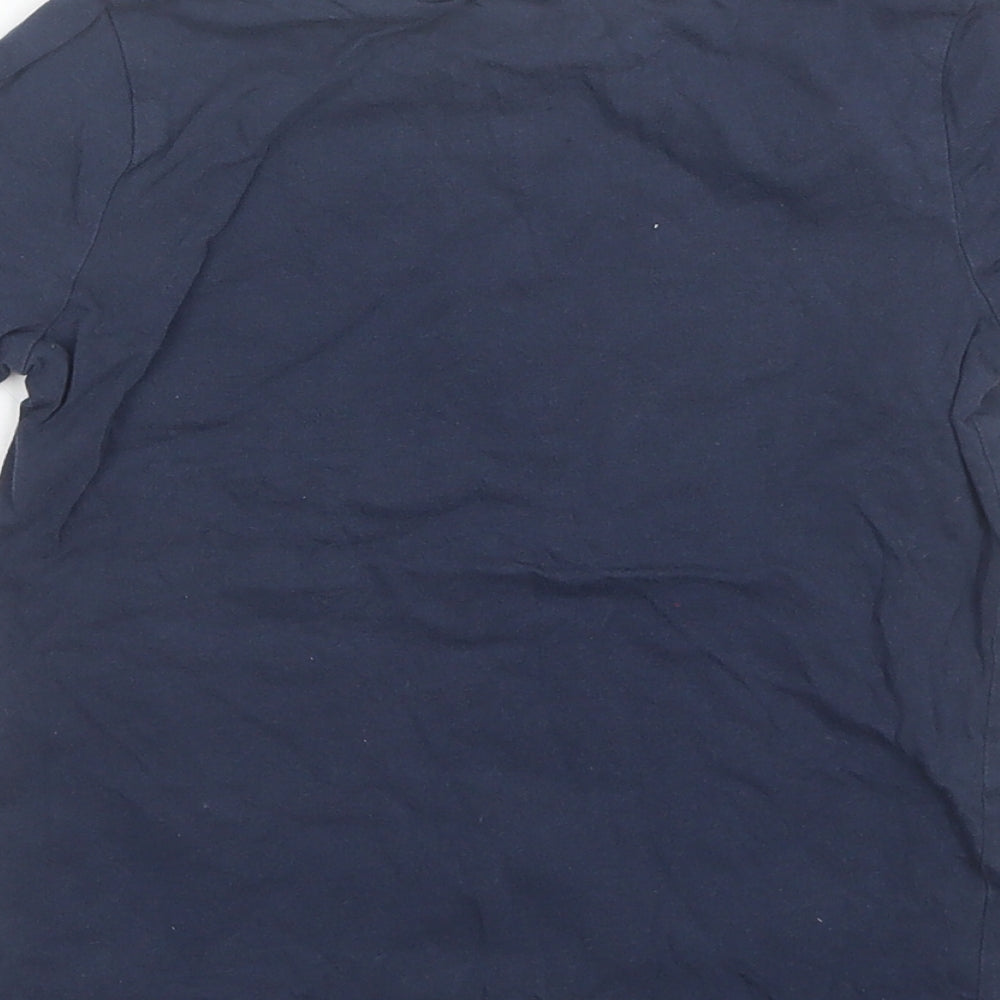 George Boys Blue  Cotton  Pyjama Top Size 5-6 Years