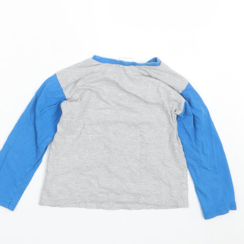 Preworn Boys Blue  Cotton  Pyjama Top Size 5-6 Years   - Spiderman