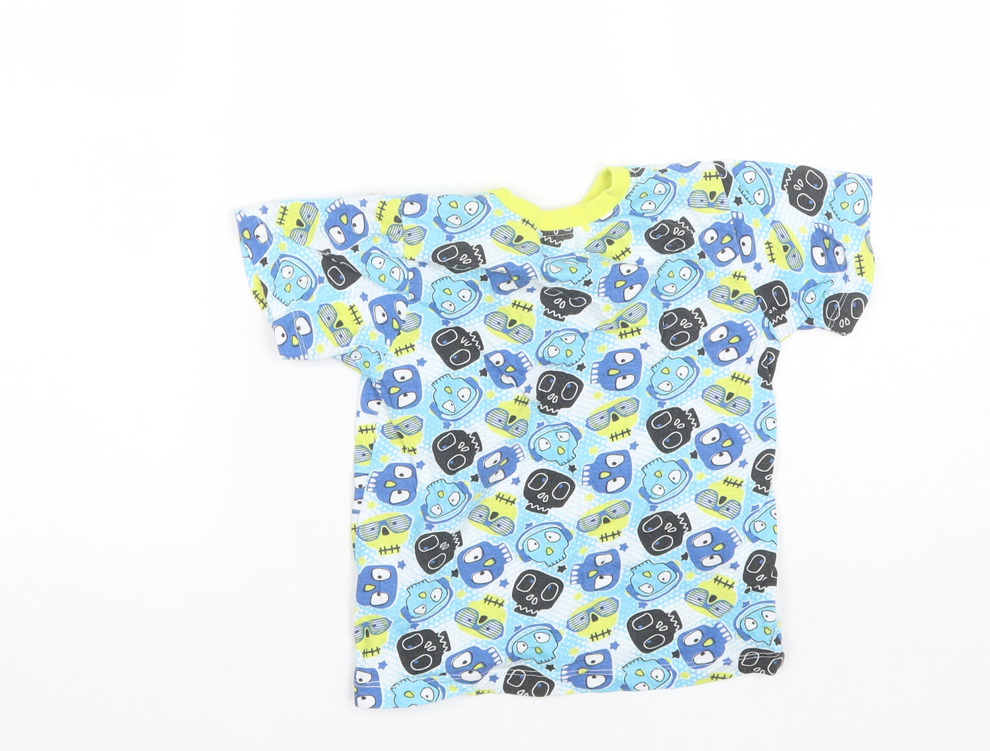 Preworn Boys Blue  Cotton  Pyjama Top Size 5-6 Years