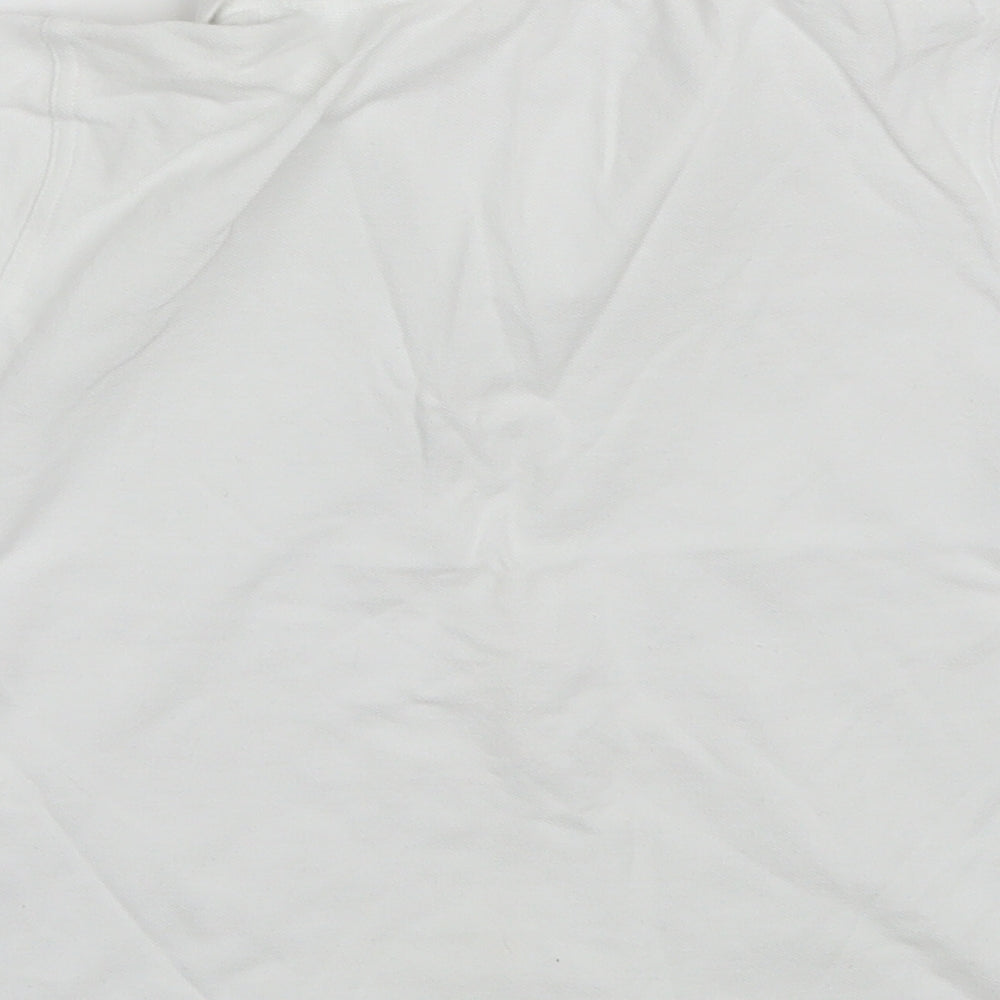 George Boys White  Cotton Basic Polo Size 7-8 Years Collared