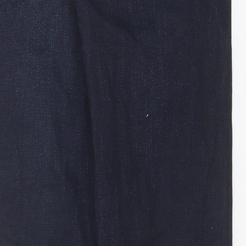 River Island Mens Blue  Cotton Straight Jeans Size 28 in L30 in Regular