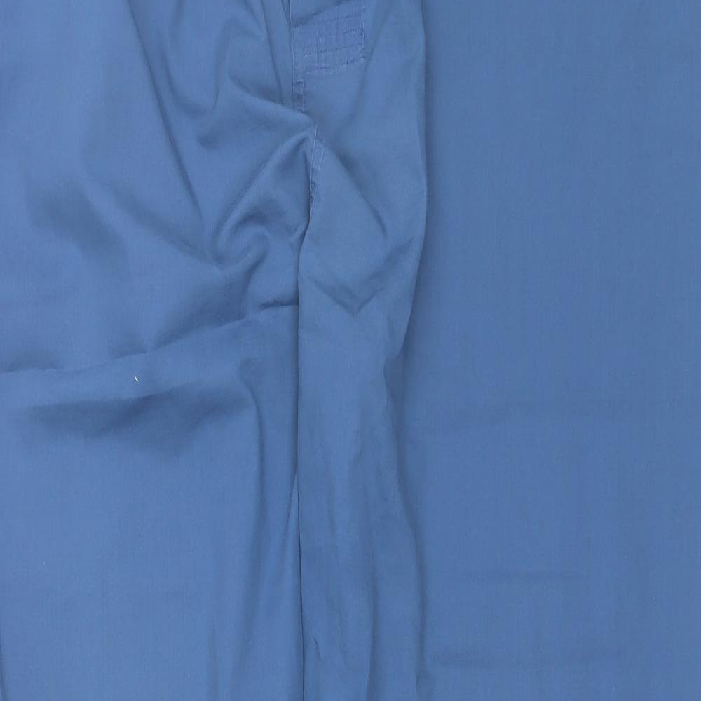 Debenhams Mens Blue Solid Polyester  Pyjama Pants Size L