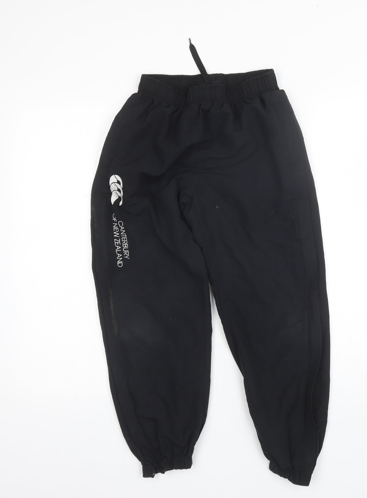 Canterbury Boys Black  Polyester Sweatpants Trousers Size 10 Years  Regular