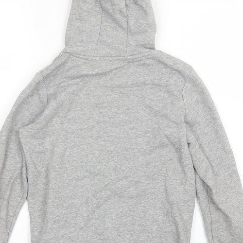 Brave Soul Boys Grey  Cotton Pullover Hoodie Size 9-10 Years