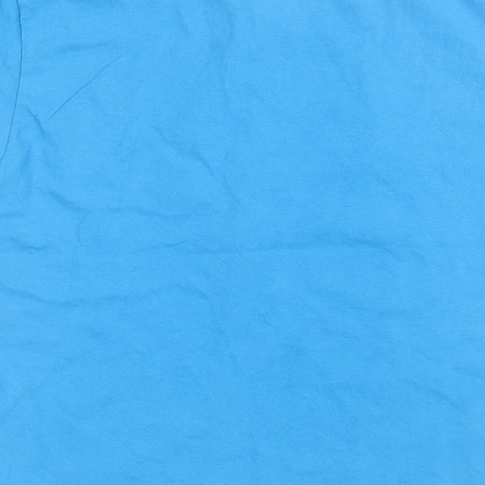 C4R FEST Boys Blue  Cotton Basic T-Shirt Size 7-8 Years Round Neck