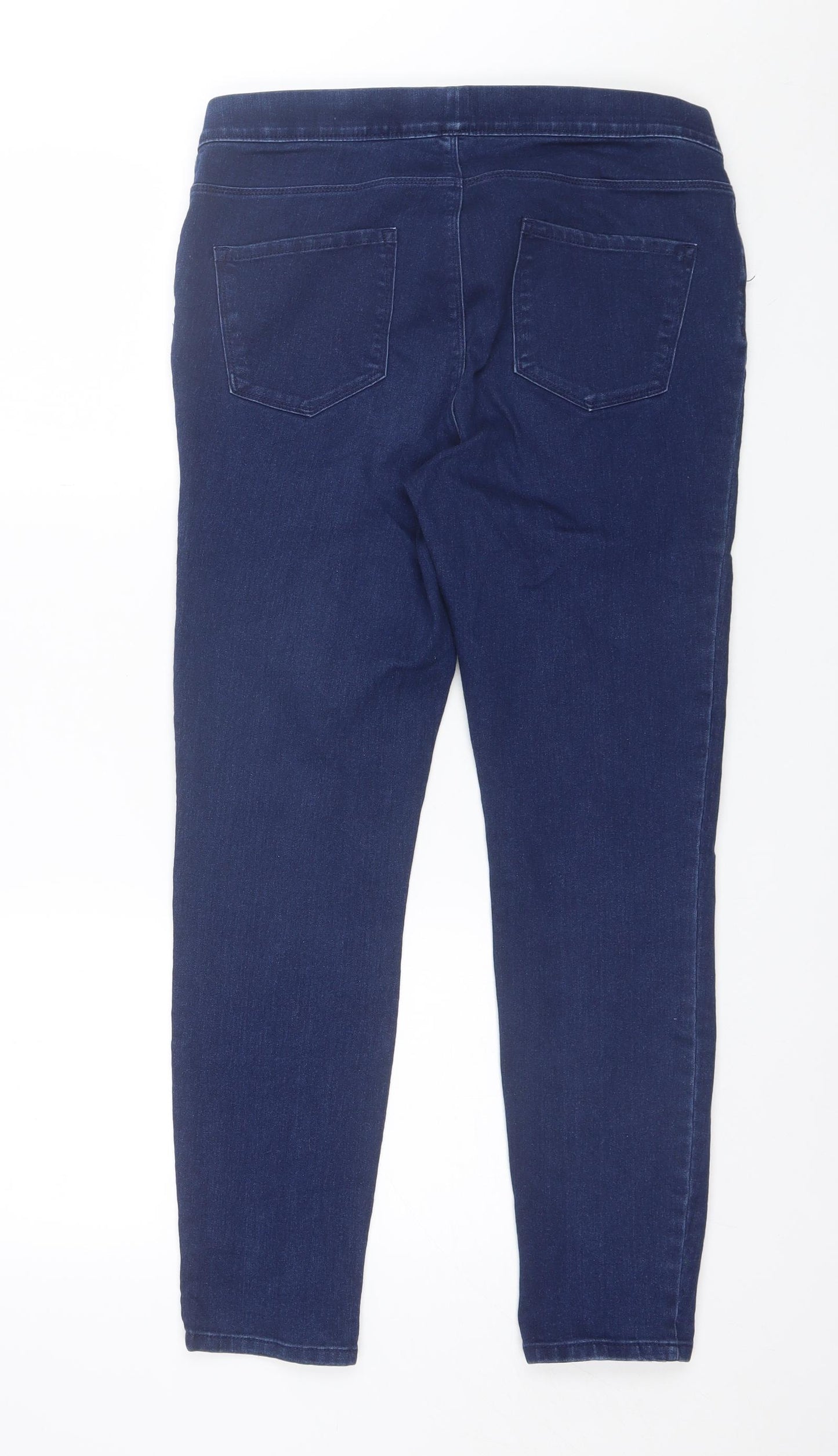 George Womens Blue  Cotton Jegging Jeans Size 14 L27 in Regular
