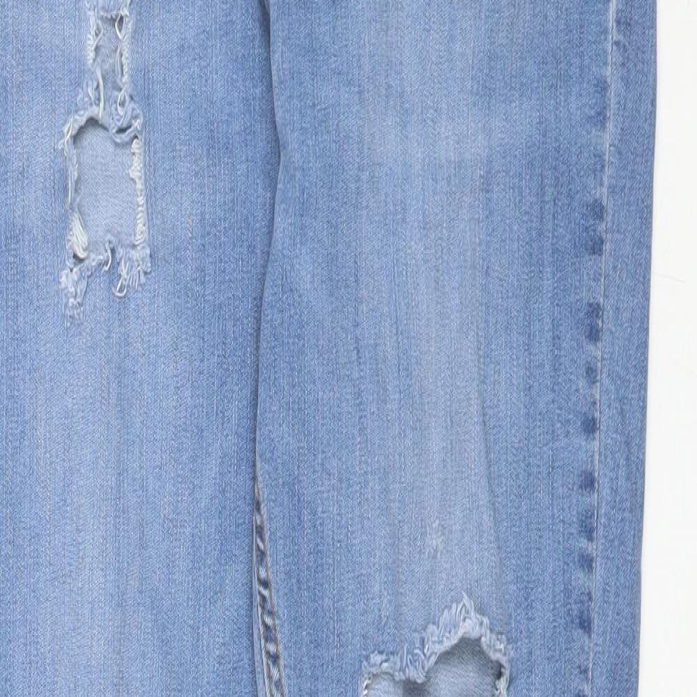 Hera Mens Blue  Cotton Skinny Jeans Size 34 L28 in Regular