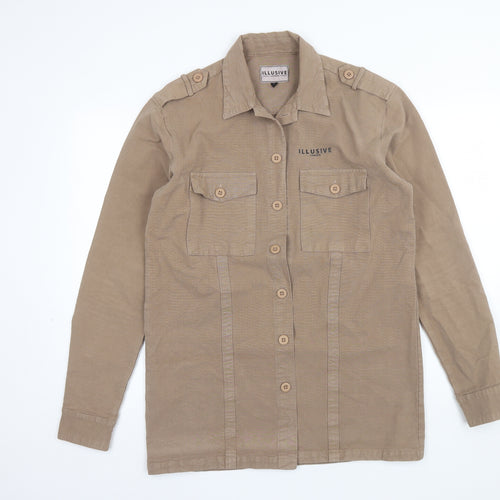 Illusive Womens Brown   Jacket  Size M
