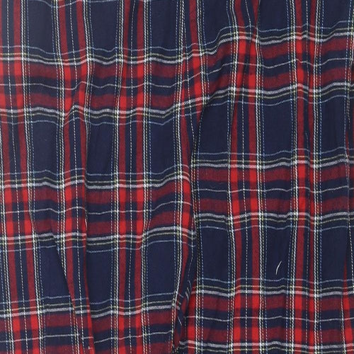 Bench Mens Blue Plaid Cotton  Pyjama Pants Size L