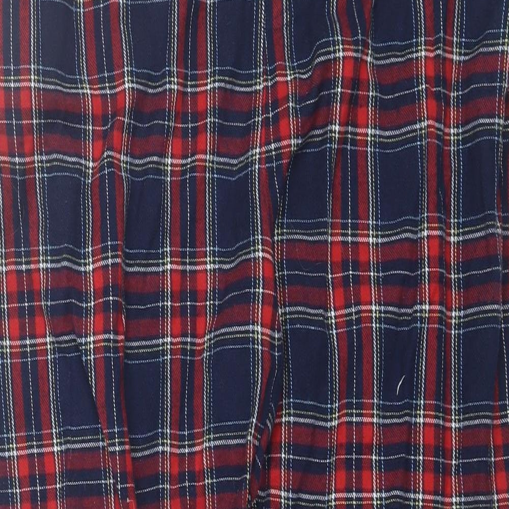 Bench Mens Blue Plaid Cotton  Pyjama Pants Size L