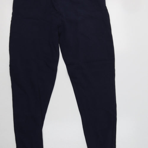 M&S Boys Blue  Cotton Jogger Trousers Size 13-14 Years  Regular