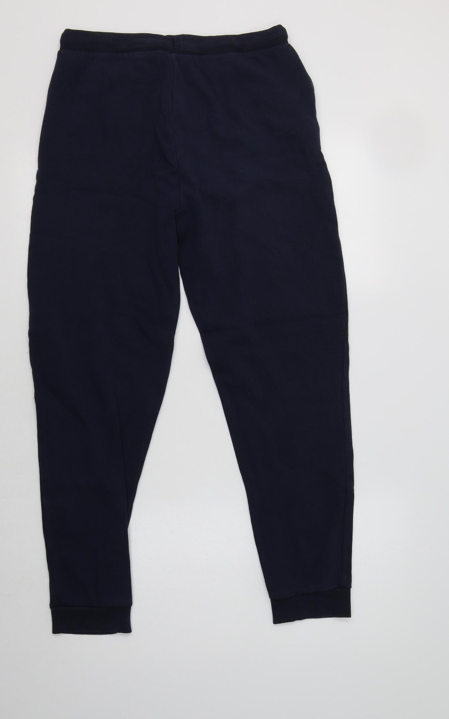 M&S Boys Blue  Cotton Jogger Trousers Size 13-14 Years  Regular