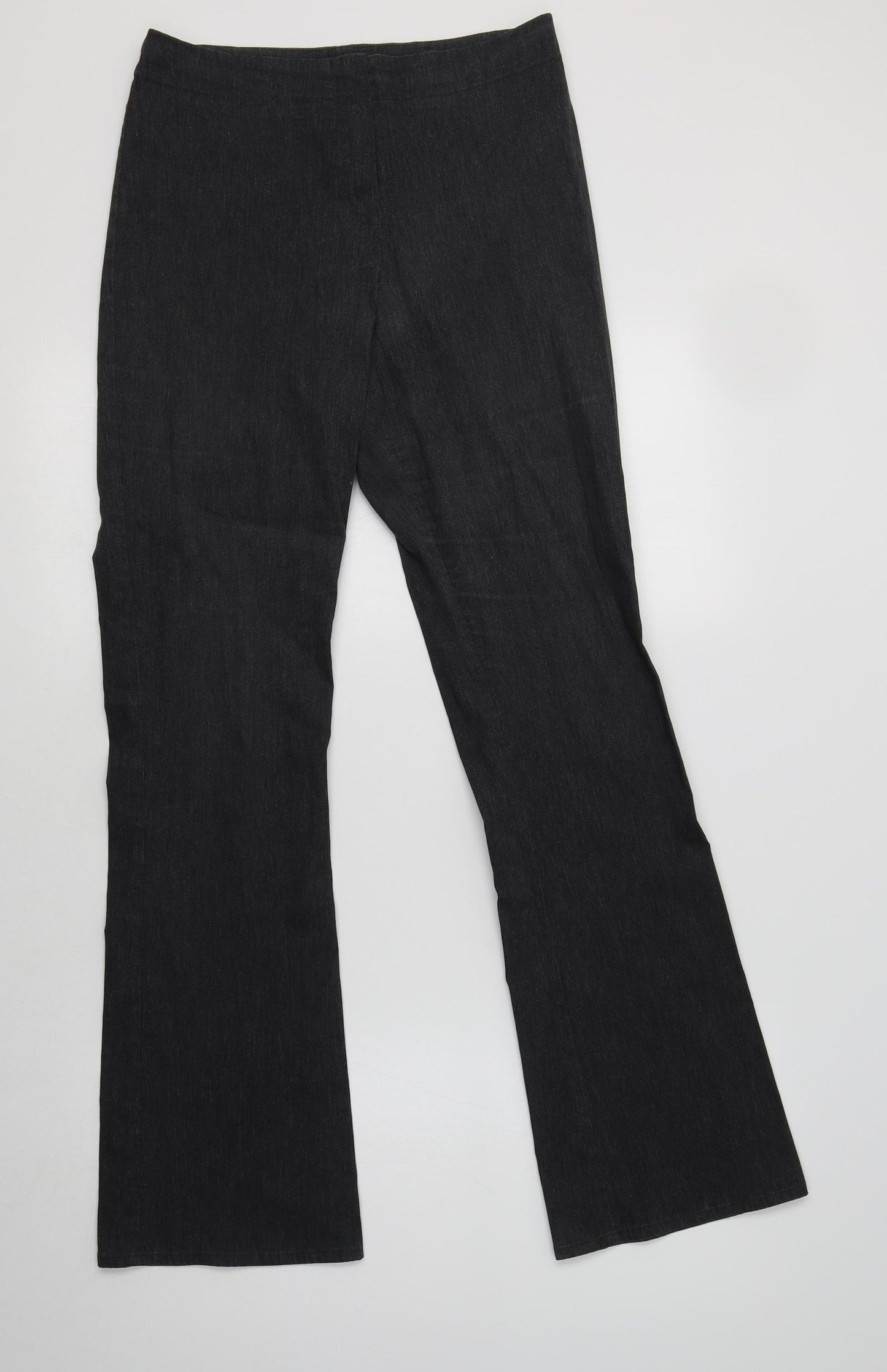 Dorothy Perkins Womens Grey  Polyester Dress Pants Trousers Size 10 L32 in Regular