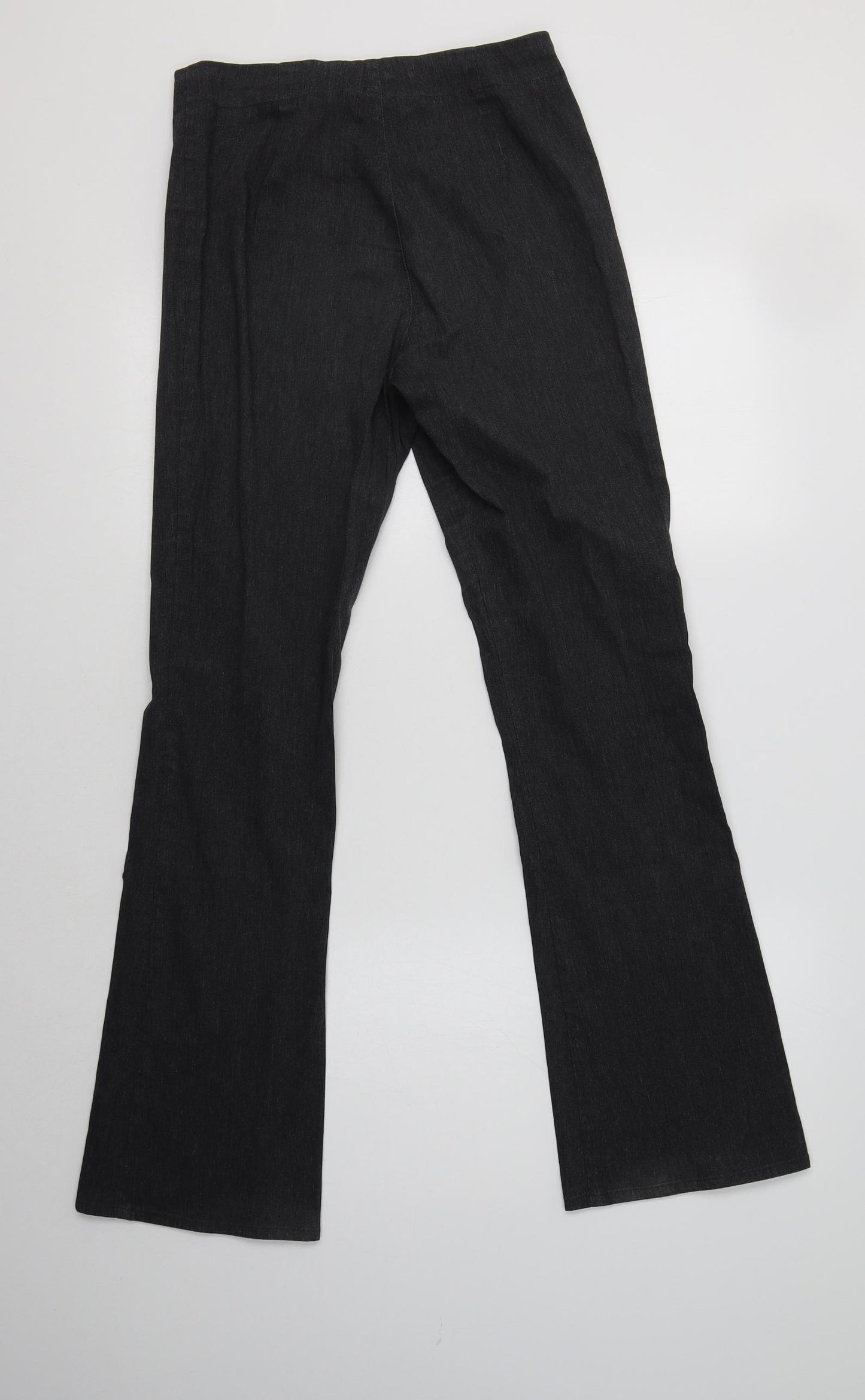 Dorothy Perkins Womens Grey  Polyester Dress Pants Trousers Size 10 L32 in Regular
