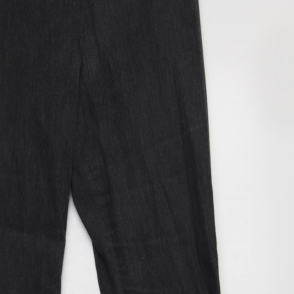 Dorothy Perkins Womens Grey  Polyester Dress Pants Trousers Size 10 L32 in Regular