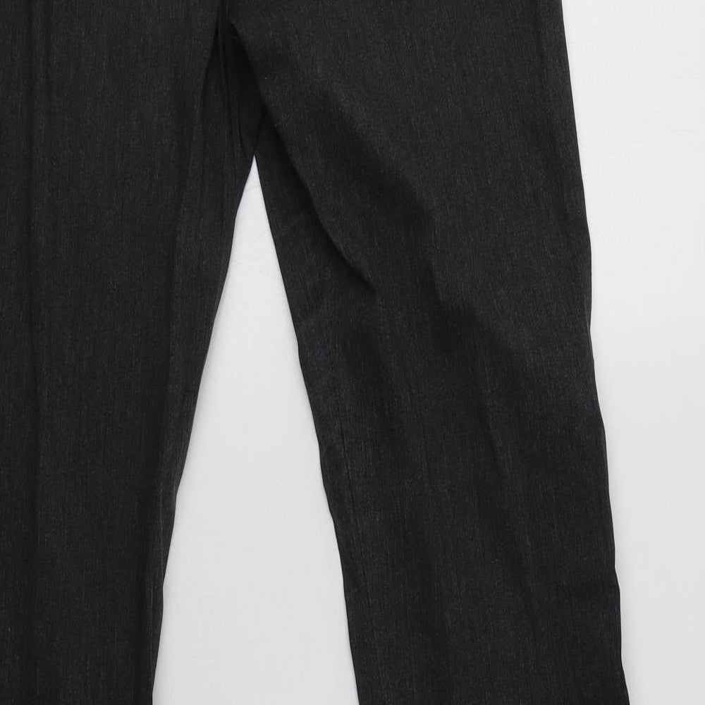 Dorothy Perkins Womens Grey  Polyester Dress Pants Trousers Size 10 L32 in Regular