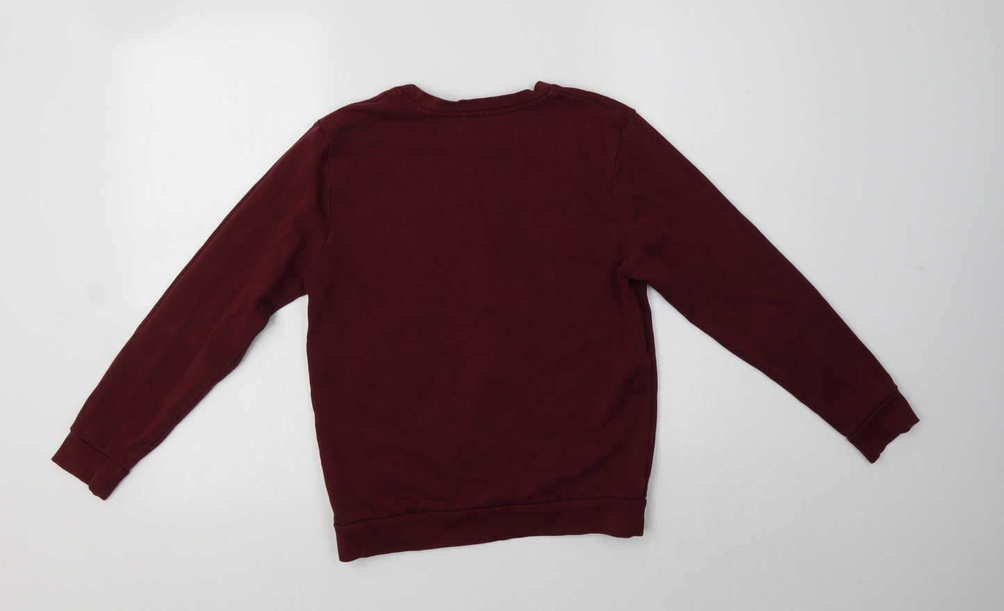 George Boys Purple  Cotton Pullover Sweatshirt Size 10-11 Years