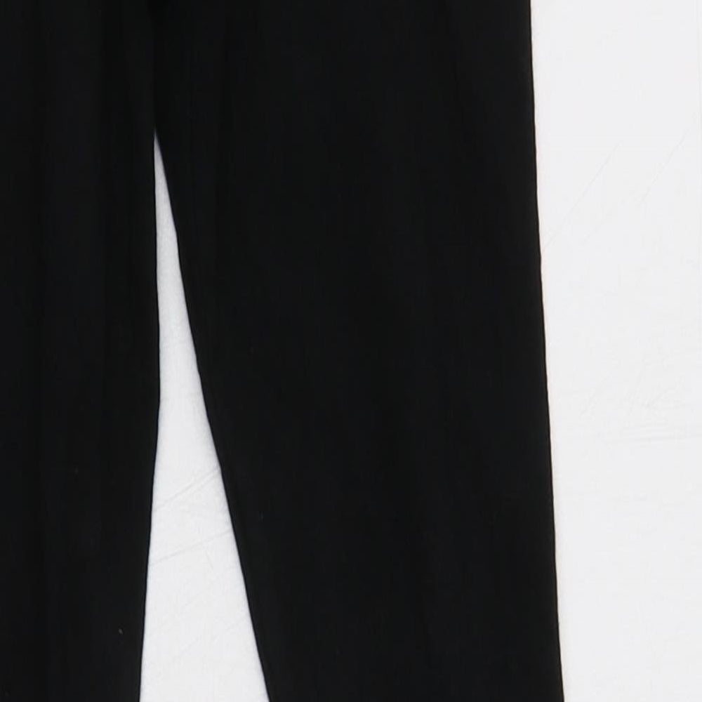 Primark Girls Black  Cotton Jegging Trousers Size 6-7 Years  Regular