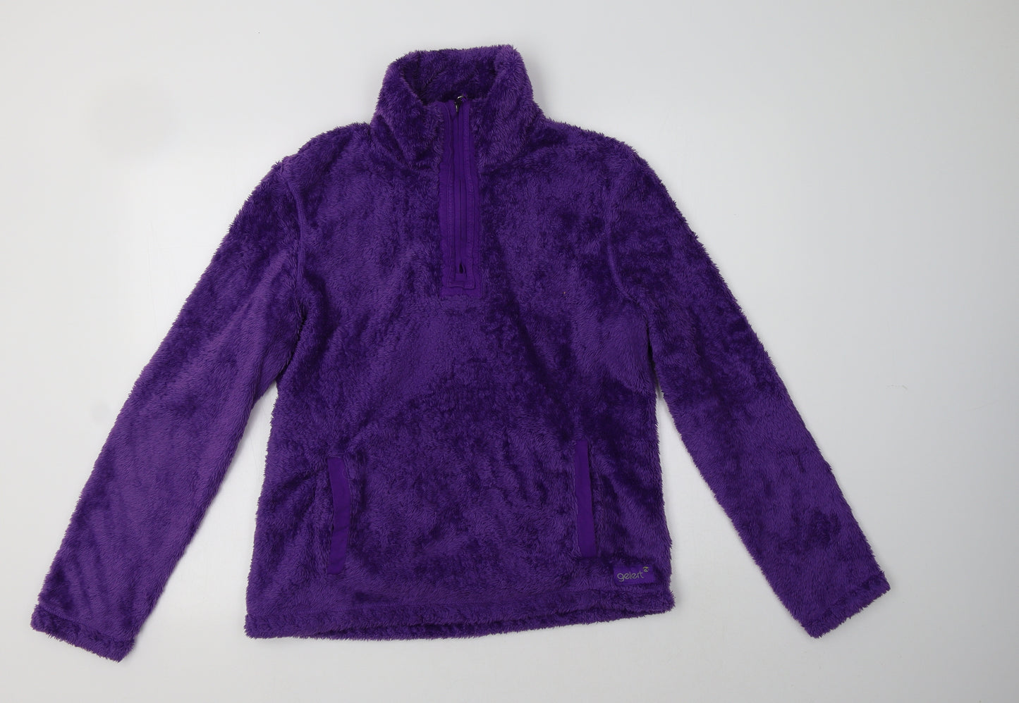 Gelert Womens Purple  Polyester Henley Sweatshirt Size 12