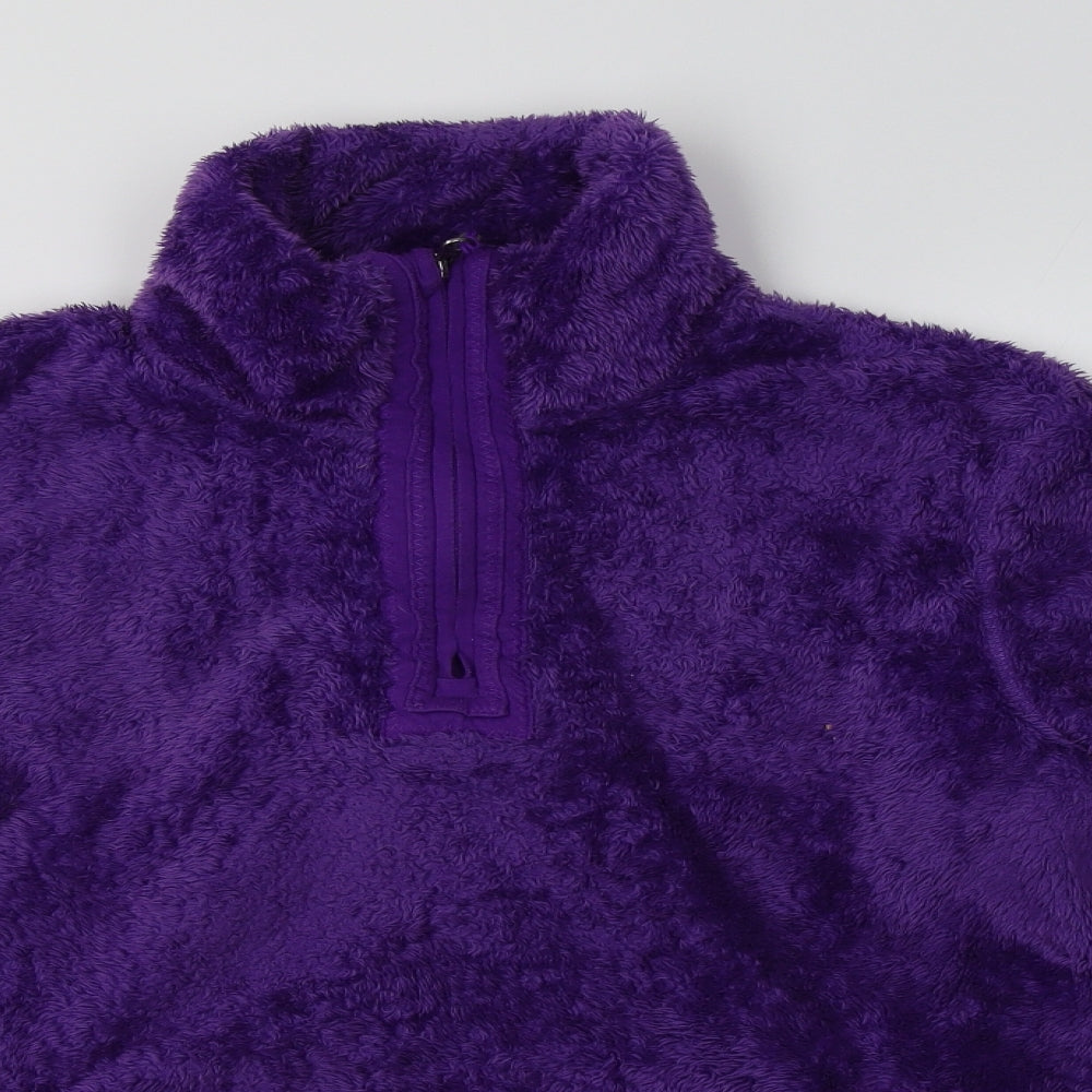 Gelert Womens Purple  Polyester Henley Sweatshirt Size 12