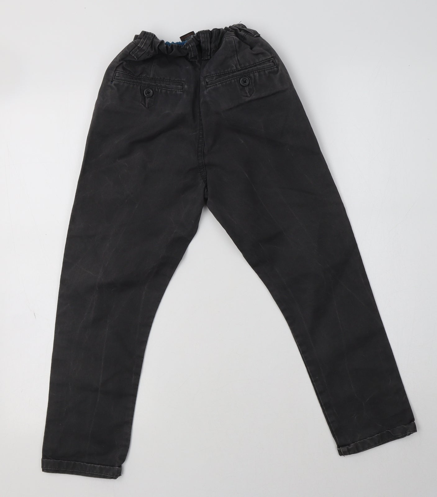 NEXT Boys Grey  Cotton Chino Trousers Size 8 Years  Regular