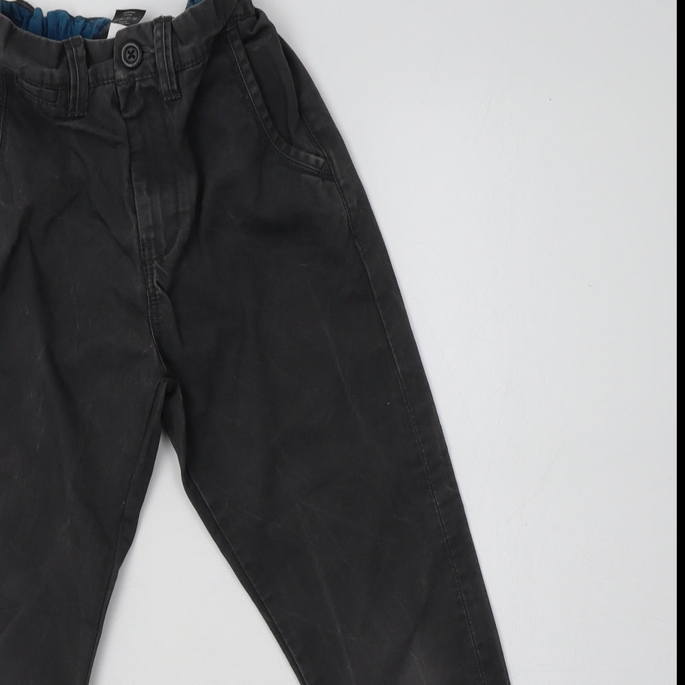 NEXT Boys Grey  Cotton Chino Trousers Size 8 Years  Regular