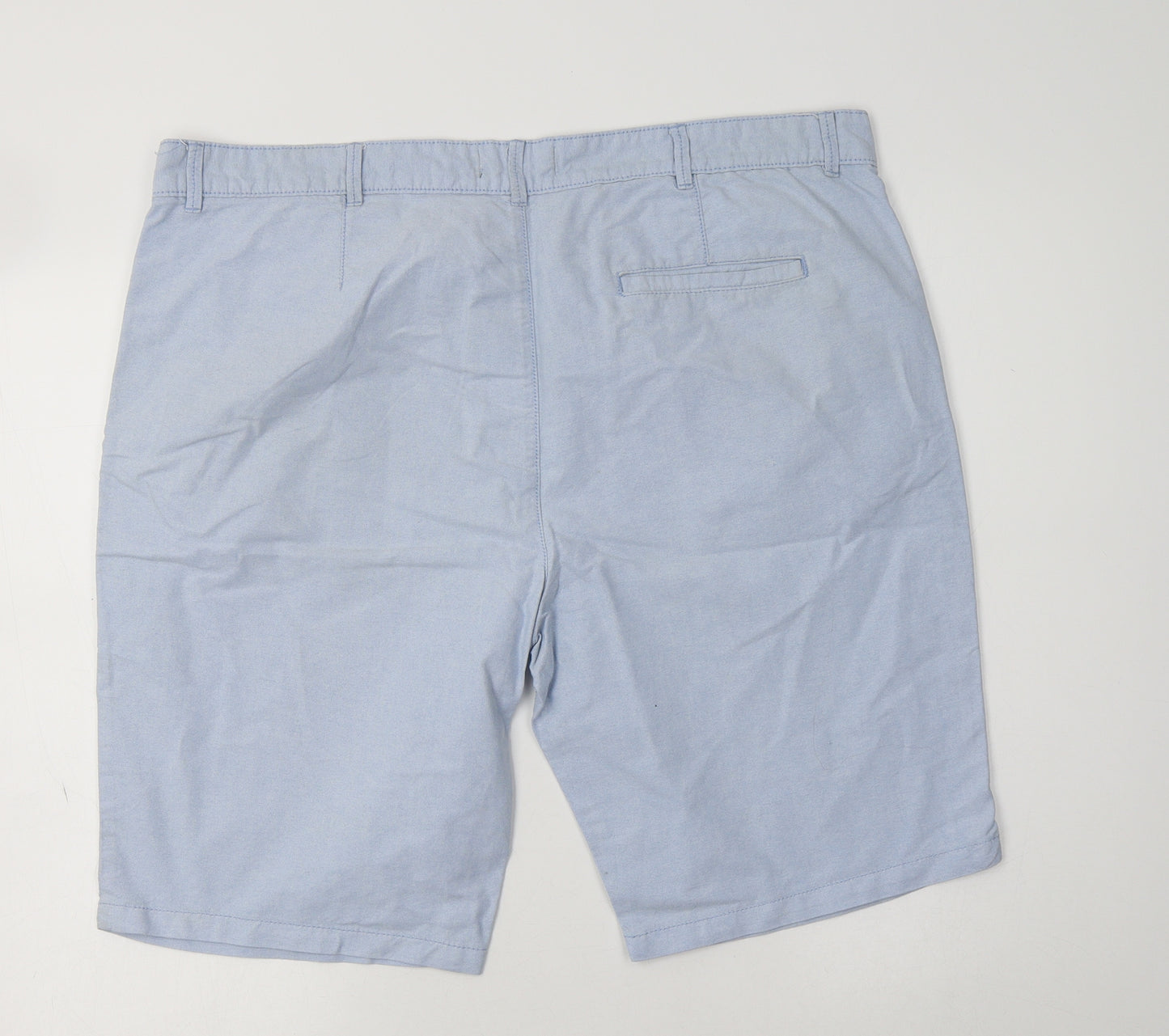 Primark Mens Blue  Cotton Chino Shorts Size 40 L10 in Regular