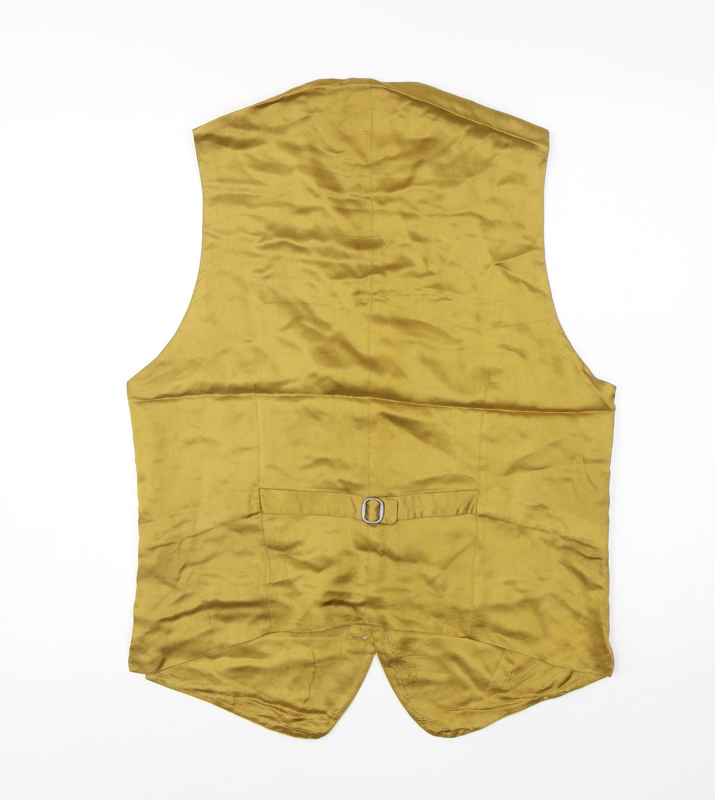 C&A Mens Yellow  Viscose Jacket Suit Waistcoat Size M