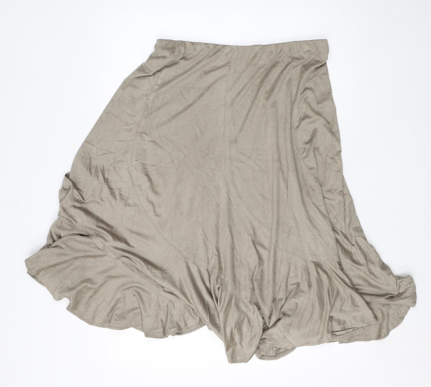 Damart Womens Green  Polyester A-Line Skirt Size 18
