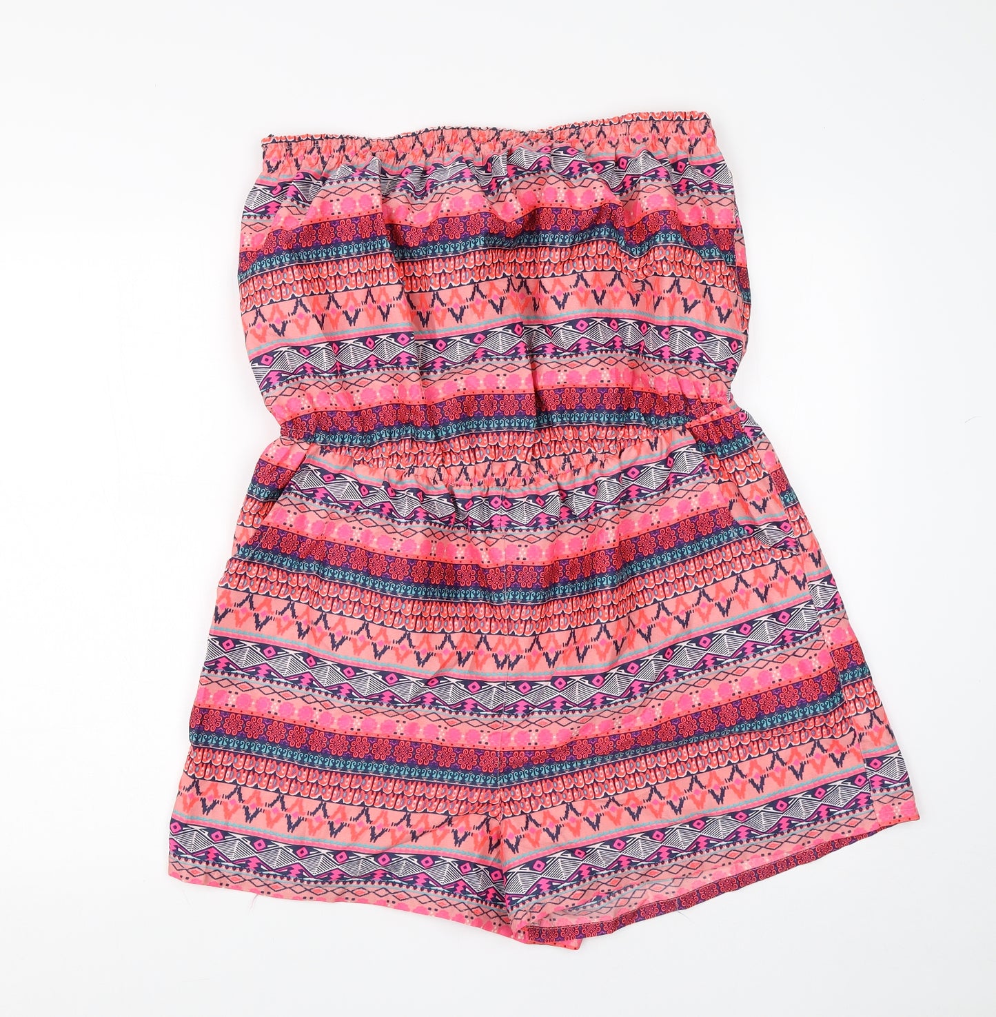 Atmosphere Womens Pink Paisley Polyester Playsuit One-Piece Size 18