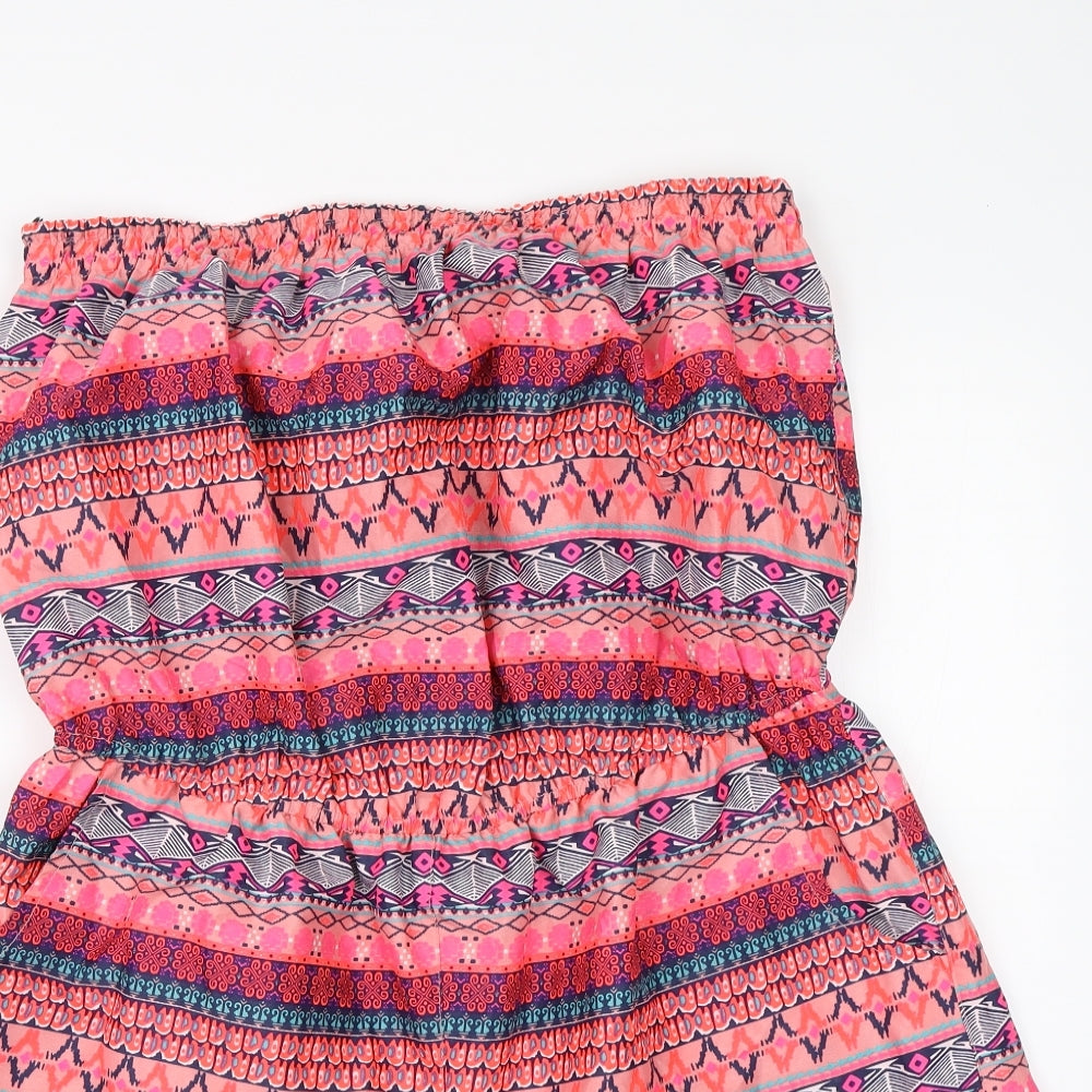 Atmosphere Womens Pink Paisley Polyester Playsuit One-Piece Size 18
