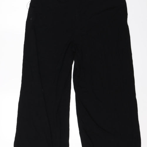 NEXT Womens Black  Viscose Harem Trousers Size 18 L24 in Regular
