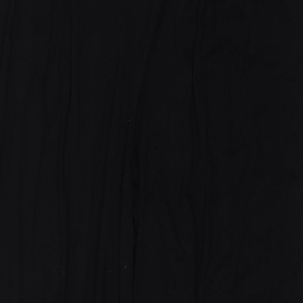 NEXT Womens Black  Viscose Harem Trousers Size 18 L24 in Regular