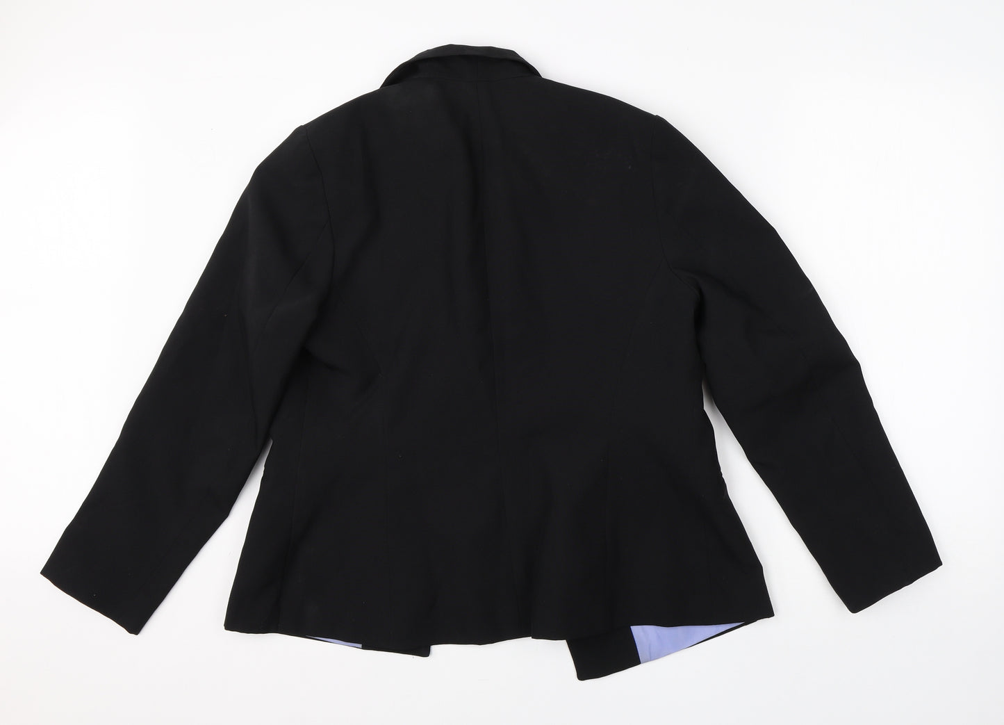 Dorothy Perkins Womens Black  Polyester Jacket Suit Jacket Size 14