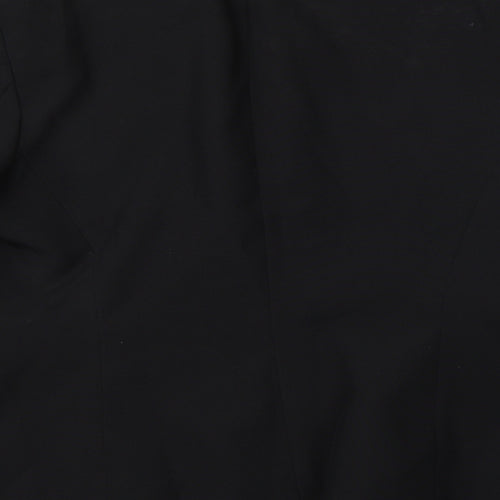 Dorothy Perkins Womens Black  Polyester Jacket Suit Jacket Size 14