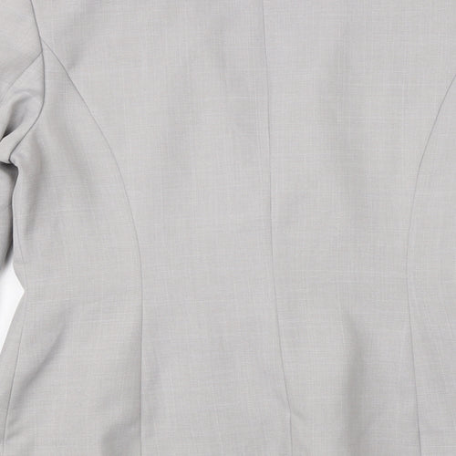George Womens Grey  Viscose Jacket Suit Jacket Size 14