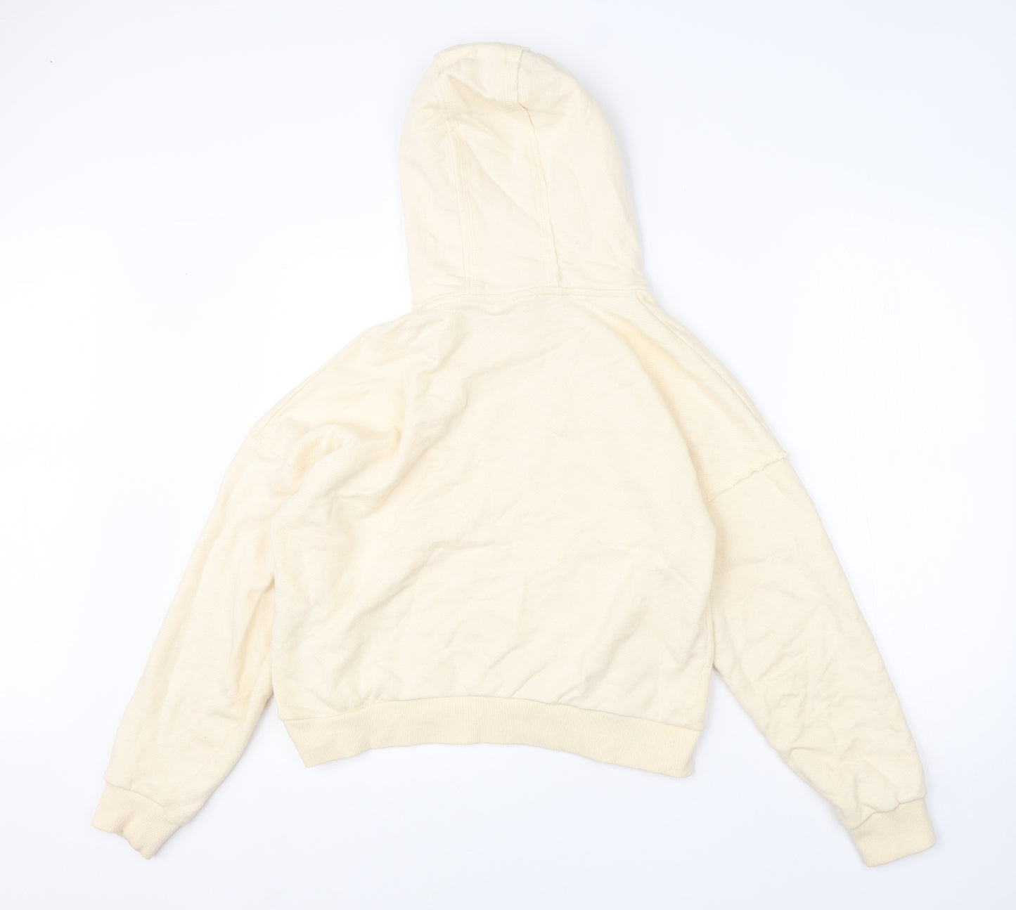 MP Mens Beige  Cotton Pullover Hoodie Size S