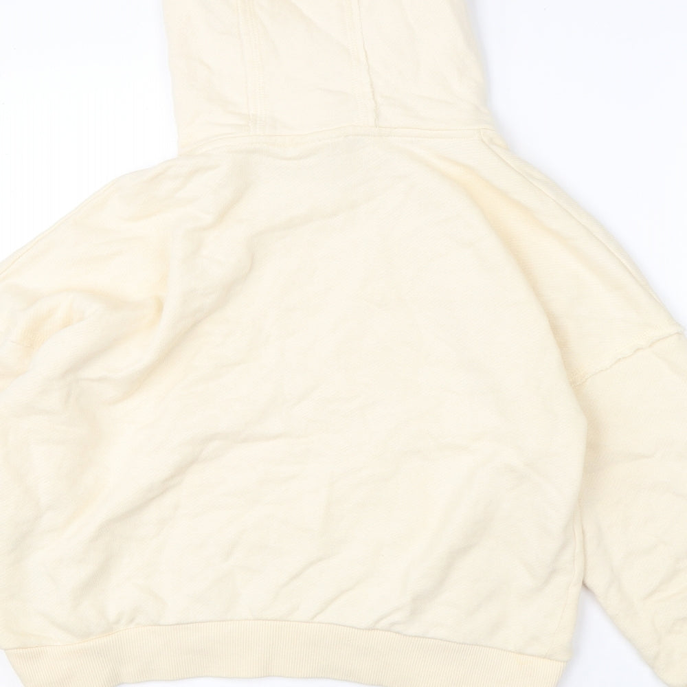 MP Mens Beige  Cotton Pullover Hoodie Size S