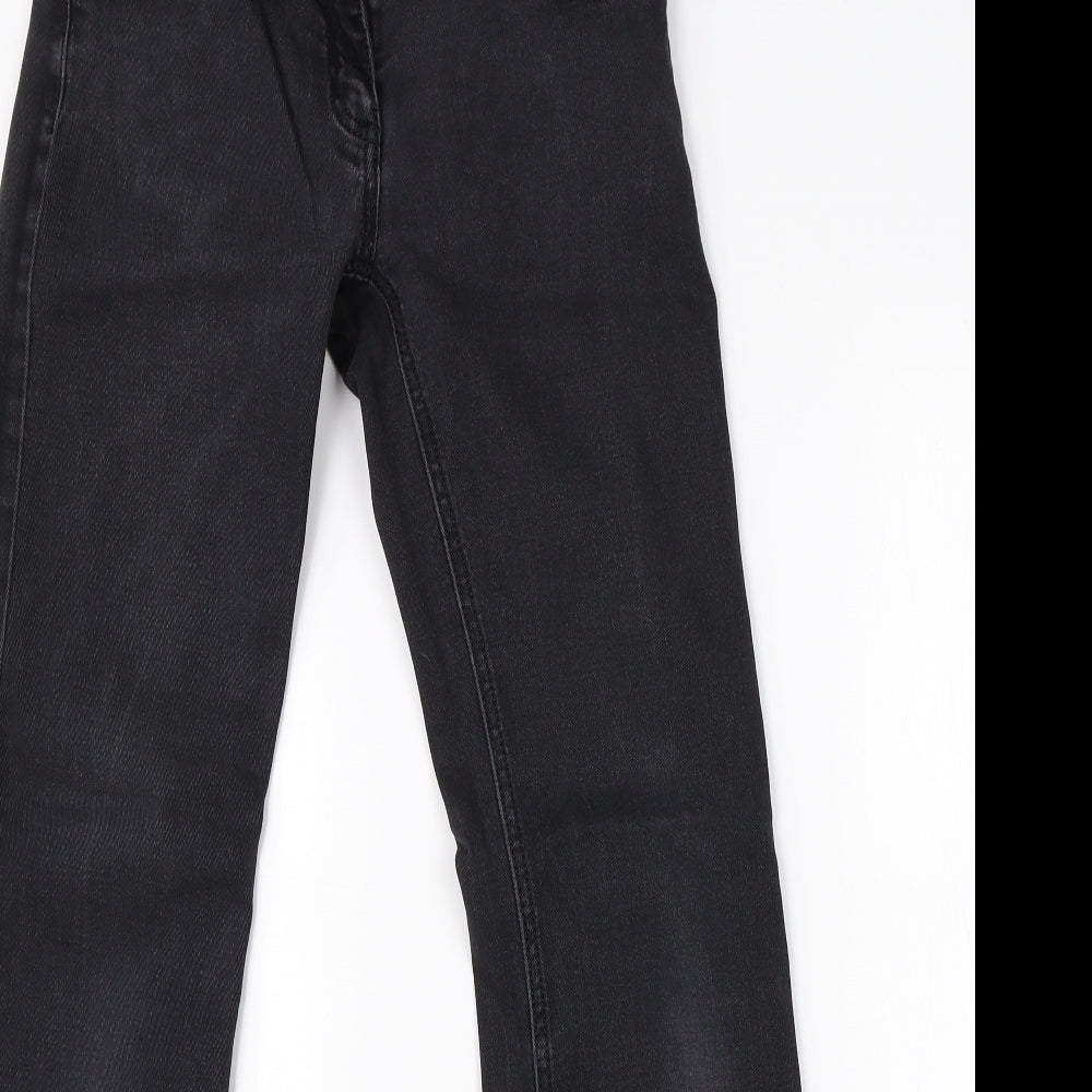 Dorothy Perkins Womens Black  Cotton Bootcut Jeans Size 10 L30 in Regular
