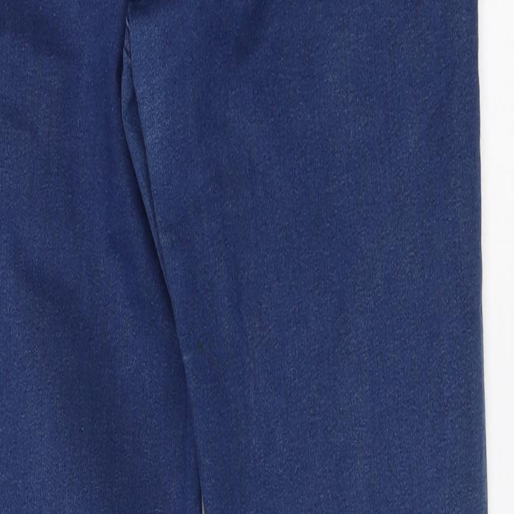 M&S Womens Blue  Cotton Jegging Jeans Size 10 L28 in Regular