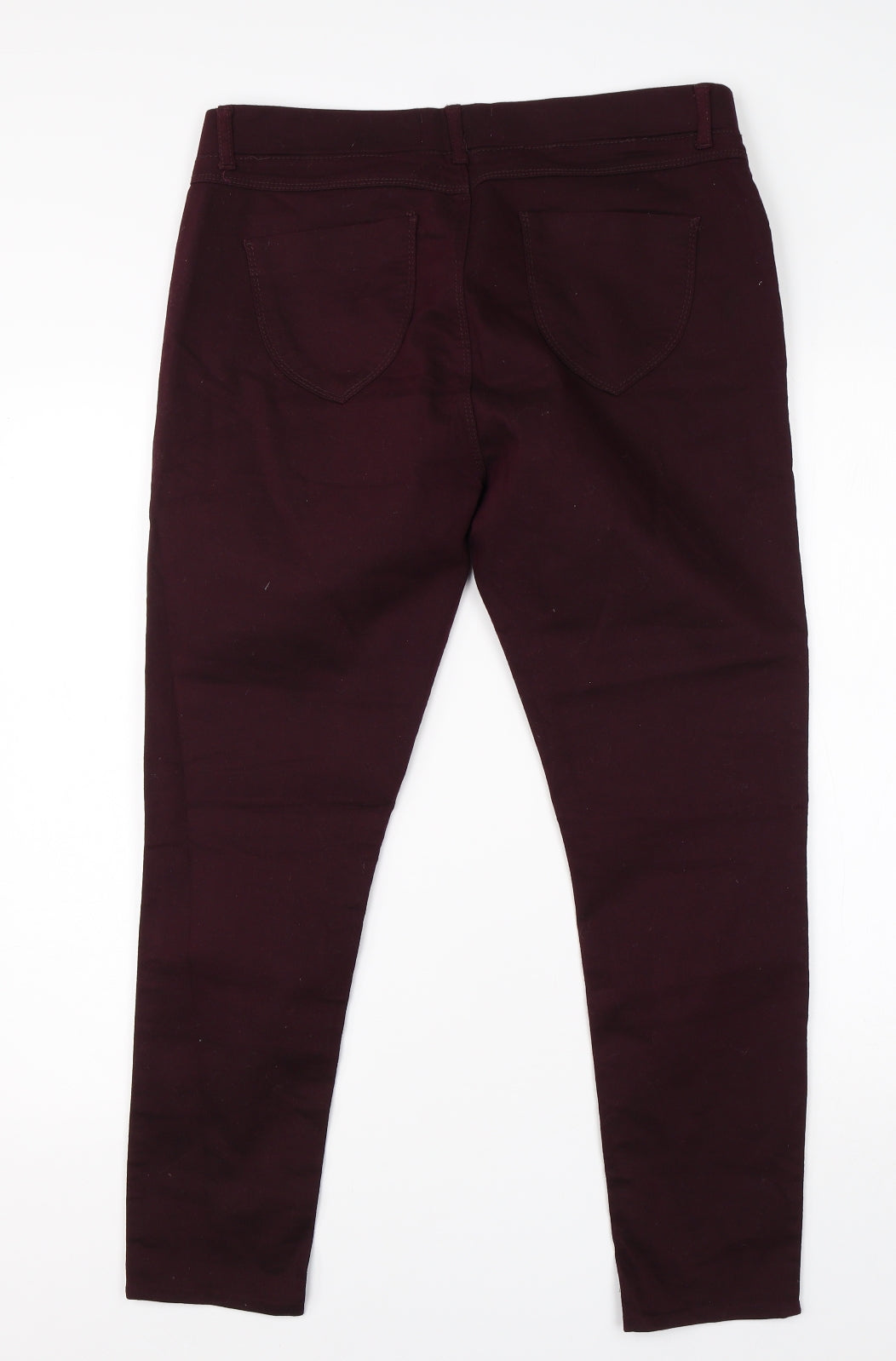 Dorothy Perkins Womens Purple  Cotton Jegging Jeans Size 14 L24 in Regular