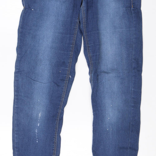 Dorothy Perkins Womens Blue  Cotton Skinny Jeans Size 6 L30 in Regular