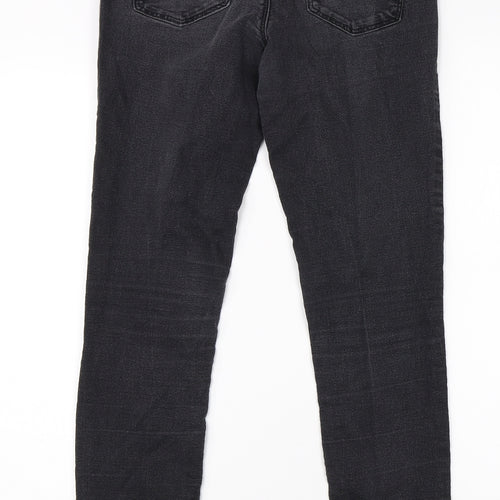 Preworn Womens Black  Cotton Jegging Jeans Size 10 L28 in Regular