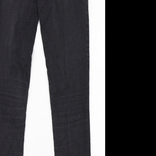 Preworn Womens Black  Cotton Jegging Jeans Size 10 L28 in Regular