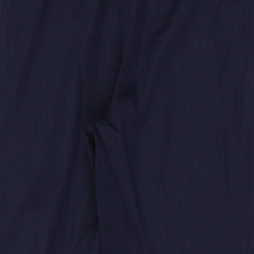 Birgitta Womens Blue  Viscose Dress Pants Trousers Size 12 L28 in Regular