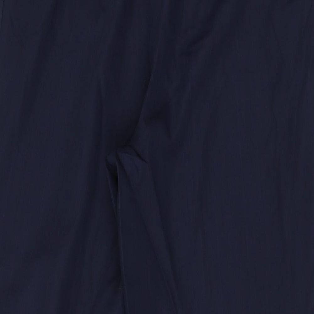 Birgitta Womens Blue  Viscose Dress Pants Trousers Size 12 L28 in Regular