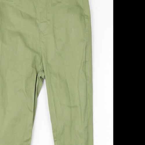 Pep&Co Womens Green  Cotton Jegging Jeans Size 12 L20 in Regular