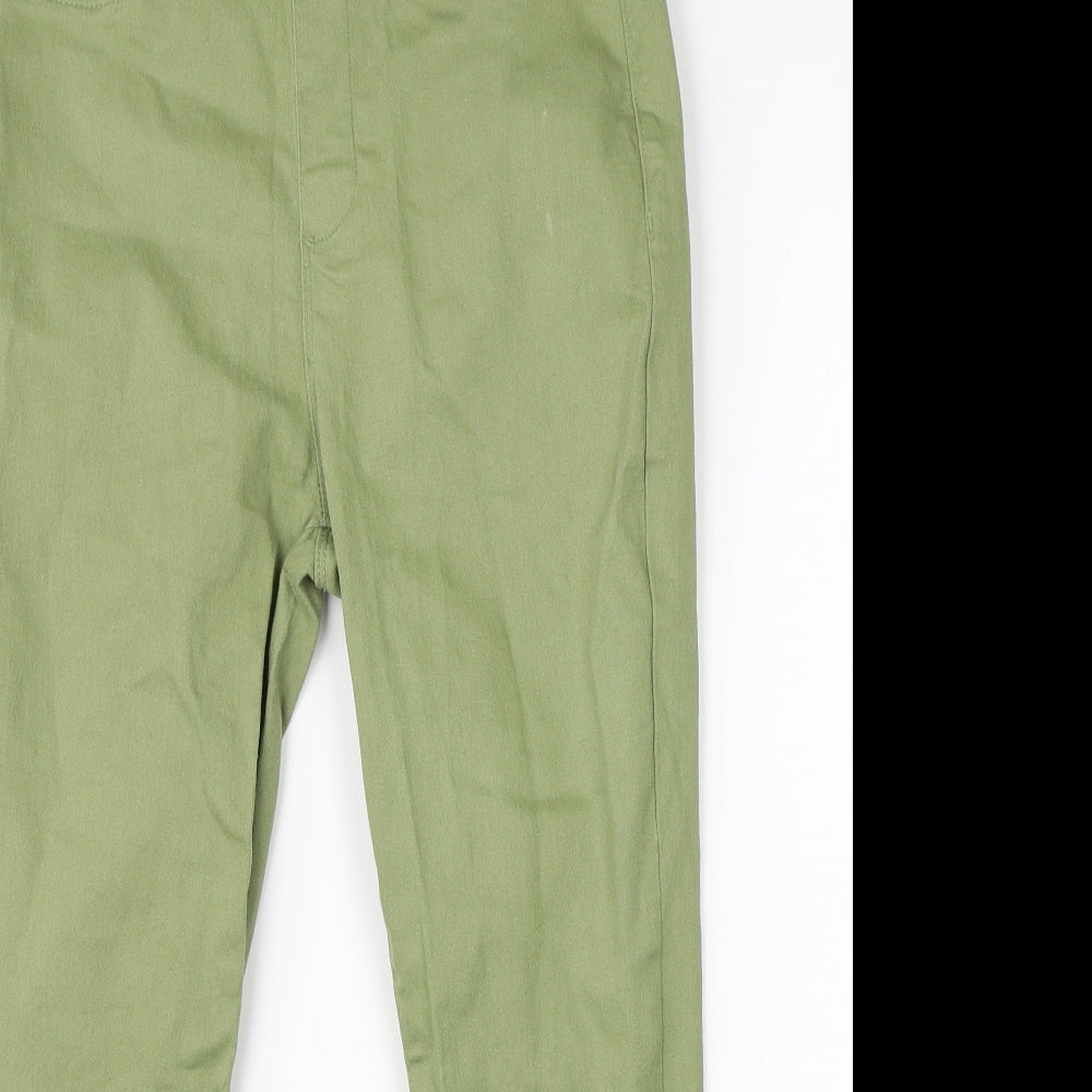 Pep&Co Womens Green  Cotton Jegging Jeans Size 12 L20 in Regular