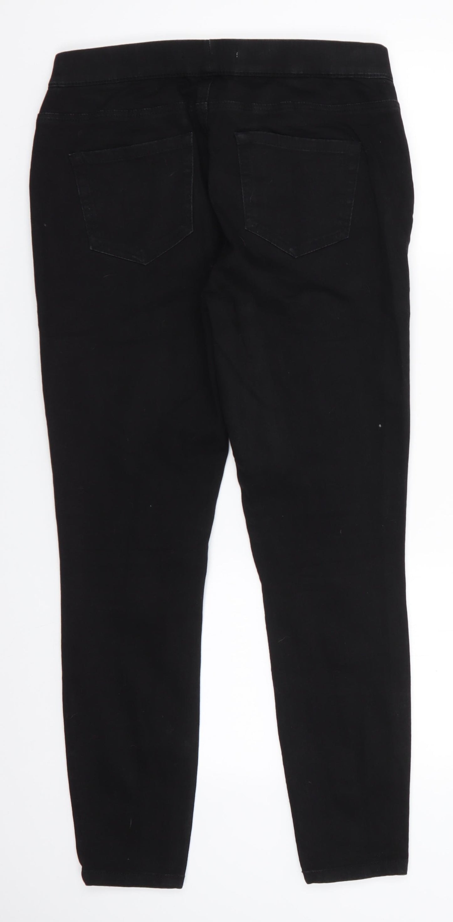 George Womens Black  Cotton Jegging Jeans Size 12 L27 in Regular