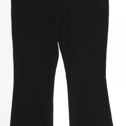 Marks and Spencer Womens Black  Polyester Bloomer Trousers Size 12 L28 in Regular